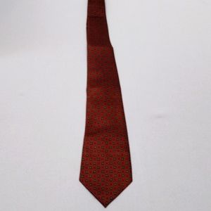 Museo Red, Green and Orange Square Pattern Men's Tie NT#38